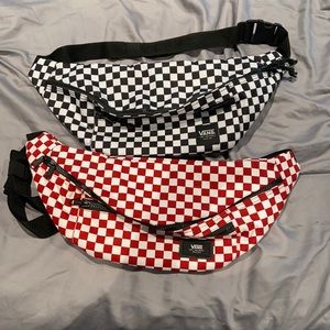 2 Checkered Vans Fanny Packs